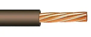 6491B 120.0mm Brown Basec Cable 1-Core 1m