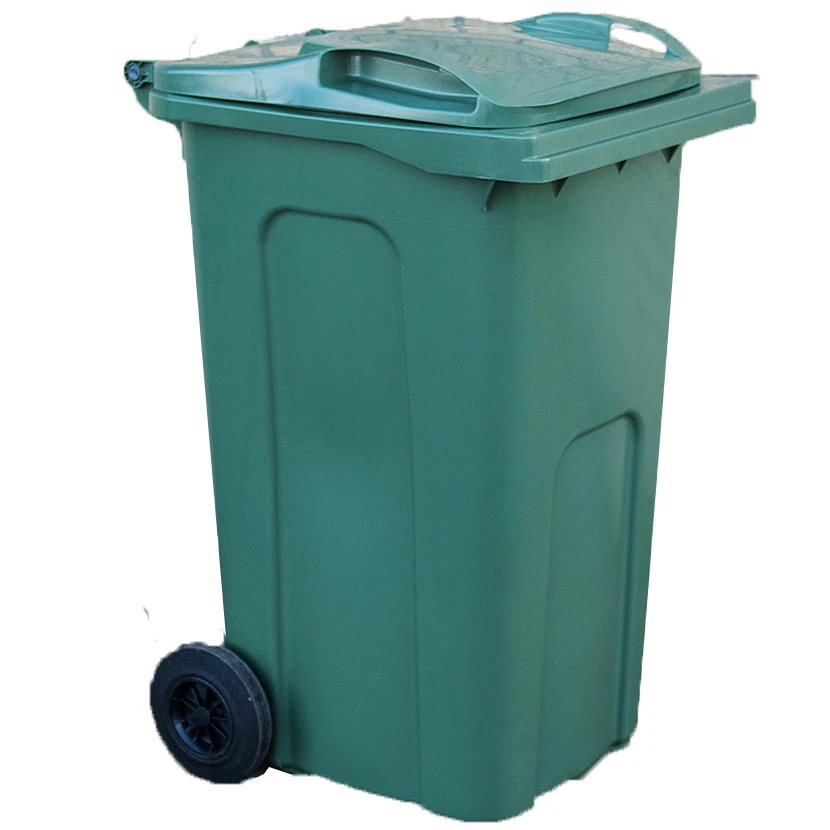 Wheeled 240 Litre Refuse Bin Green