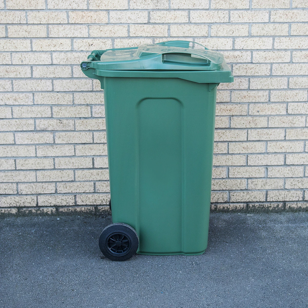 Wheeled 240 Litre Refuse Bin Green - Image 3