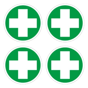 Helmet Sticker First Aid