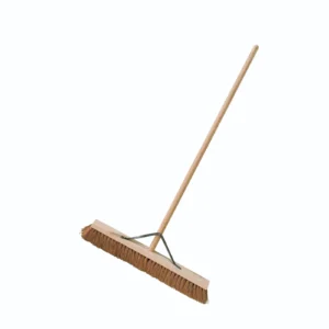 900mm Platform Broom Stayed Handle Natural Bristles