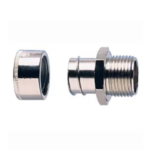 Connector Type A Male IP40 M25 Brass Nickel Plated IP40 [Pack=10]