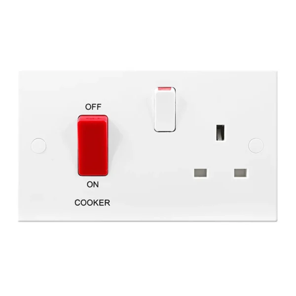 Luceco Cooker Control Unit DP Socket 45A White – Go Magpie – Trusted ...
