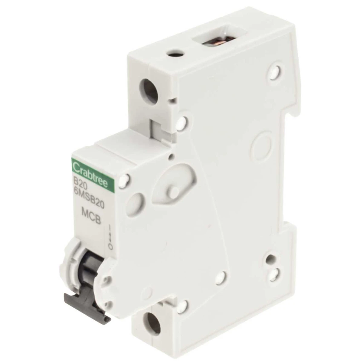 Loadstar MCB SP Type B 1 Module 20A 6kA - Image 2