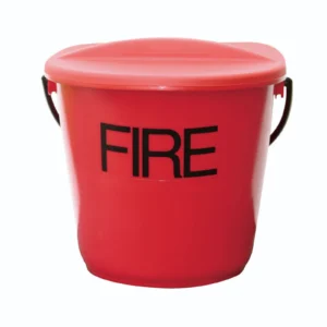 Fire Bucket With Lid 5 Litre Red