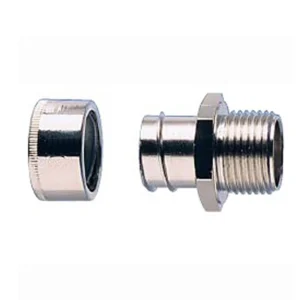 Connector Type A Male IP40 M20 Brass Nickel Plated IP40 S20M20A