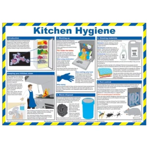 Kitchen Hygiene Guidance Poster 590x420mm