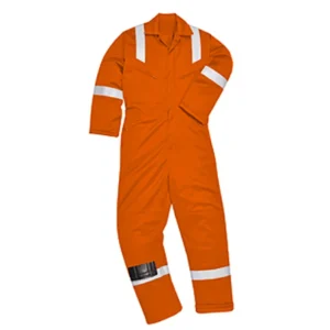 Portwest Flame-Resistant FR50 Anti-Static Coverall Regular Fit Large Orange