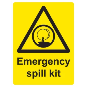 Sign S/R Emergency Spill Kit