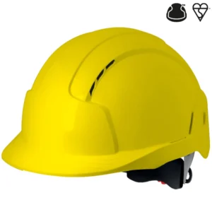 EVOLite® Safety Helmet - Wheel Ratchet - Vented - Yellow