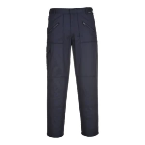 Portwest S887 Polycotton Action Trouser with Knee Pad Pocket Regular Fit 46" Navy