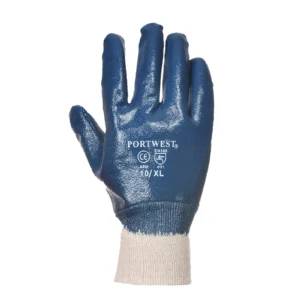 Nitrile Knitwrist Fully Coated Glove Size L