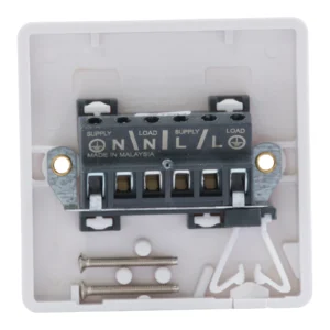 MK K1090WHI Flex Outlet Plate White