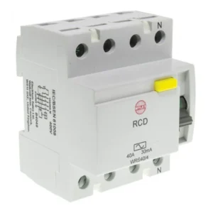 Wylex 40A 30mA TYPE A 4P RCD