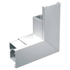 Bend Flat 90° Angle Clip-On Maxi 100 x 50mm White