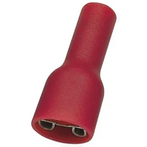 Fully Insulated Female Push-On Terminal Red 6.3 x 0.8mm