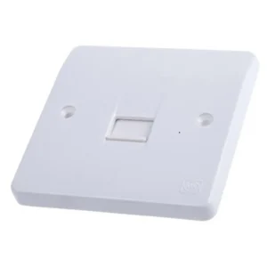 MK K427WHI Extension Telephone Socket 1 Gang White