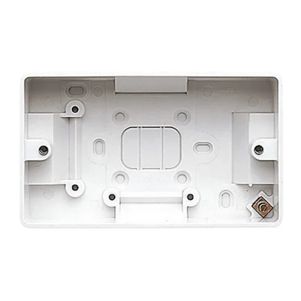 MK Electric Box 2 Gang Moulded Surface 87 x 148 x 40mm White – Go ...