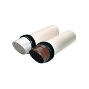 Duct Fastfix Wall Duct+Grille 395 x 100mm White