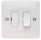 Connection Unit Double Pole Switched Fused 13A White 'Fridge Freezer' - Image 2