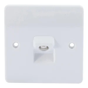 MK K3520WHI TV Point 1 Gang White White