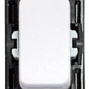 Grid Switch 1 Way Single Pole 10A Black