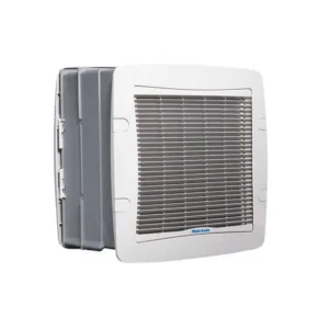 Fan Traditional Wall Shutter 230mm Soft Grey