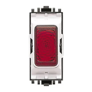 Grid Indicator Neon Module 21-36V Red White Inserts