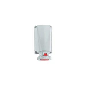 Socket Surface Triple Pole Neutral+Earth IP67 125A 415V Red