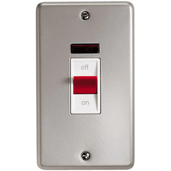 MK Electric Switch Double Pole Neon Surface 45A Aluminium – Go Magpie ...