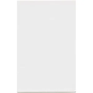 Blank Plate 1 Module 22 x 37mm White for LJU6C - 10 Pack