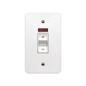MK Switch DP Neon Surface 45A Metal White