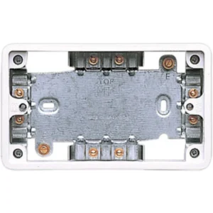 Box 2 Gang Surface MI Cable 92 x 152 x 37mm White