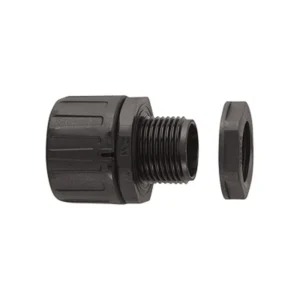 Connector M20 External Fixed Metric Thread Black For FPAL/FPAS/FPY