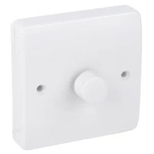 MK Dimmer Switch 1 Gang 2 Way 300W White