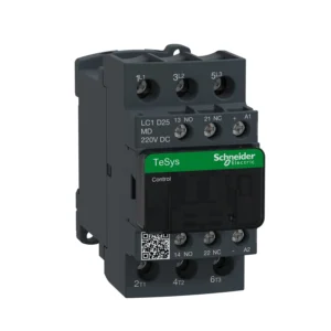 Tesys D Contactor 3 Pole (3 No) AC-3 <= 440V 25A 220V DC Coil