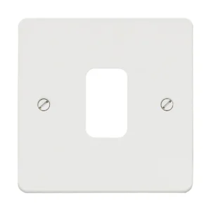 MK Front Plate 1 Module Mounting Frame 86 x 86mm White
