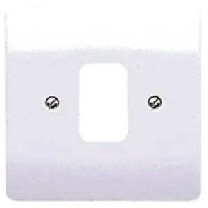 Logic Plus 1-Gang Grid Front Plate 86mm x 86mm