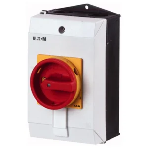 Switch Emergency Stop Surface 3Ph Triple Pole IP65 20A 380-400V 50/60Hz