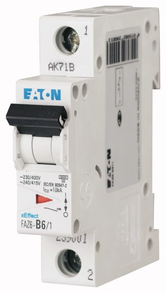 Miniature Circuit Breaker (MCB) 2A 1 Pole Characteristic: Type C 6 Ka - Image 3