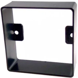 2 Gang Plasterguard Black