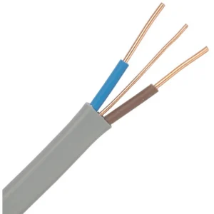 6242YHS 1.0mm Grey PVC Basec Twin and Earth Cable Stranded