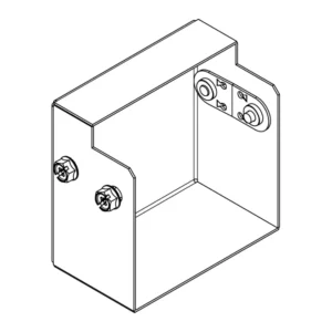 Legrand End Cap IP4X 100 x 100mm Pre-Galvanised Steel