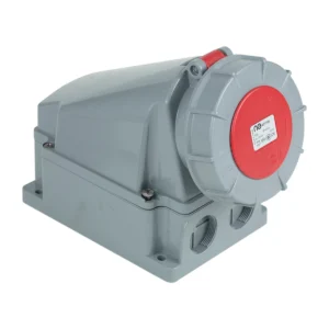 Niglon 17183 Angled Wall Socket 63A 5 Pin 415V