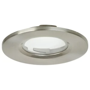 Aurora Bezel Fixed Downlight 88mm Satin Nickel