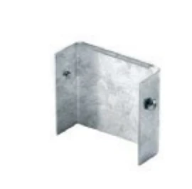 Trunking End Cap 100mm  x 100mm Pre Galvanised Steel
