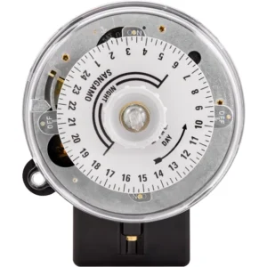 24 Hour, 3-pin Time Switch with 2 or 3 ON/OFF Operations without Battery Reserve