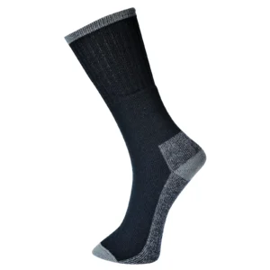Portwest SK33 General Work Sock Large 10-13 Black (Pack of 3)