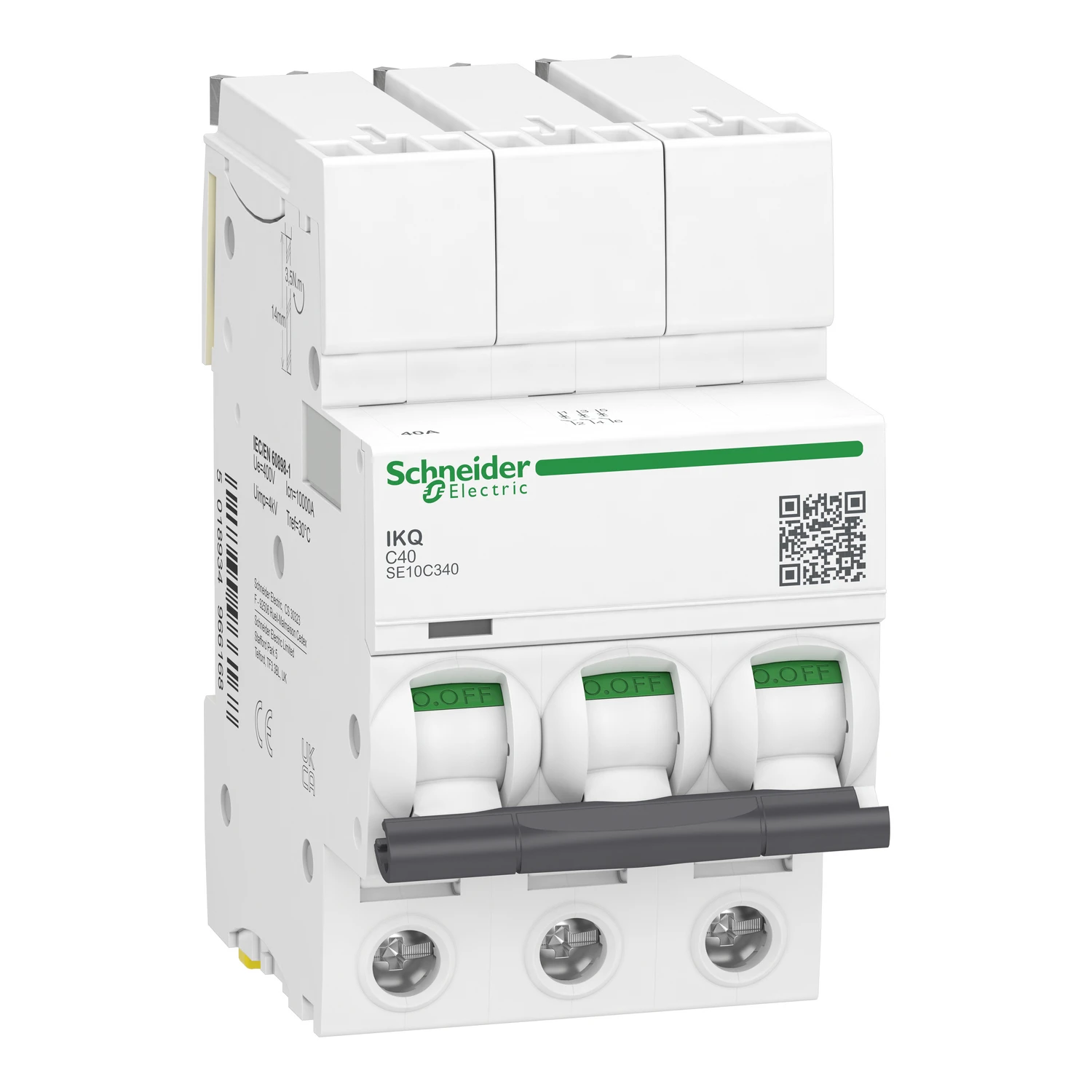 Schneider MCB TP Type C 40A 10kA - Image 2