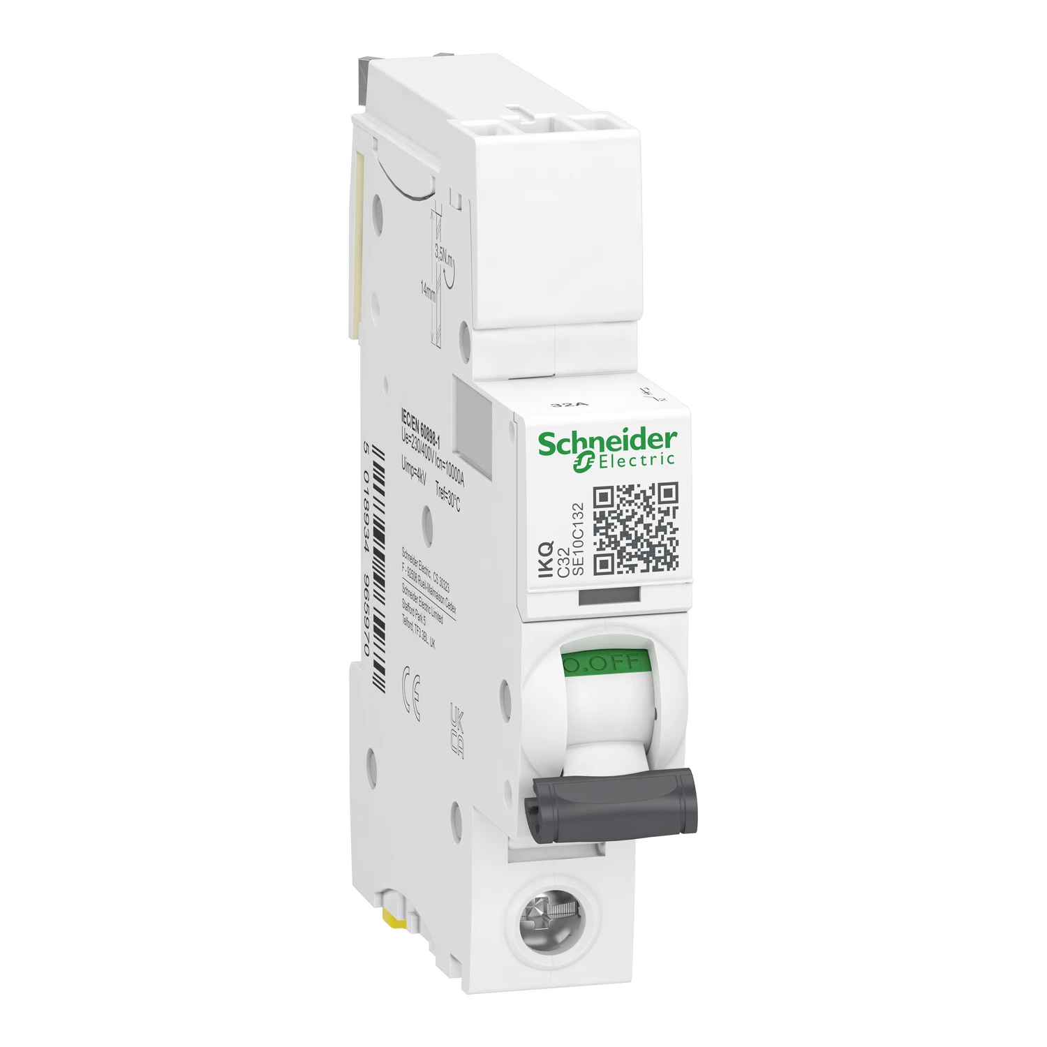 Schneider MCB SP Type C 32A 10kA - Image 3